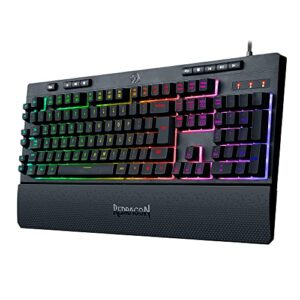 Teclado Gamer Redragon Shiva RGB USB ABNT2 Preto K512RGB V2