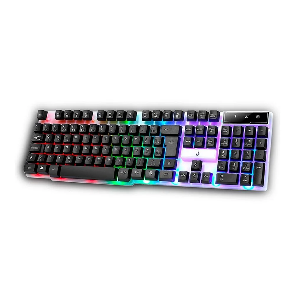 Teclado Semi Mecânico Gamer Rise Mode G1 Full USB Preto e Branco RM-TG-01-BW - Imagem 3