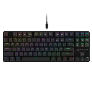Teclado Gamer XT Racer Tank XTK-120 RGB Switch Outemu Vermelho Anti-Ghosting ABNT2 Preto XTK-120