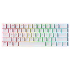 Teclado Magnético Gamer MCHOSE Ace 60 Hall Effect RGB Switch Magnético Uranus Standard Branco Ace60-7A