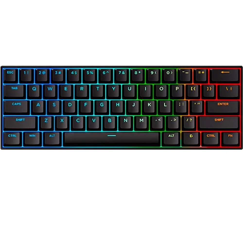 Teclado Magnético Gamer MChose Ace 60 Pro 8K RGB Switch KTEK Magnetic Preto Ace60-4A - Imagem 1