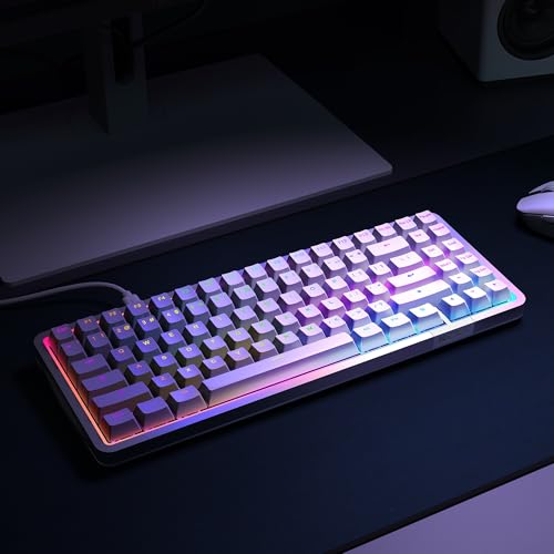 Teclado Magnético Gamer Sem Fio NZXT Function Elite MiniTKL RGB USB-C Branco KB-101NW-US - Imagem 1