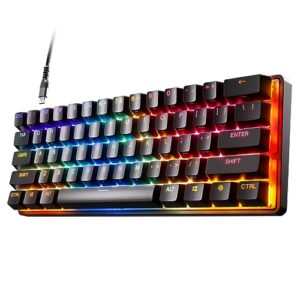 Teclado Magnético Gamer Steelseries Apex Pro Mini RGB Switch OmniPoint 2.0 USB Preto 64820