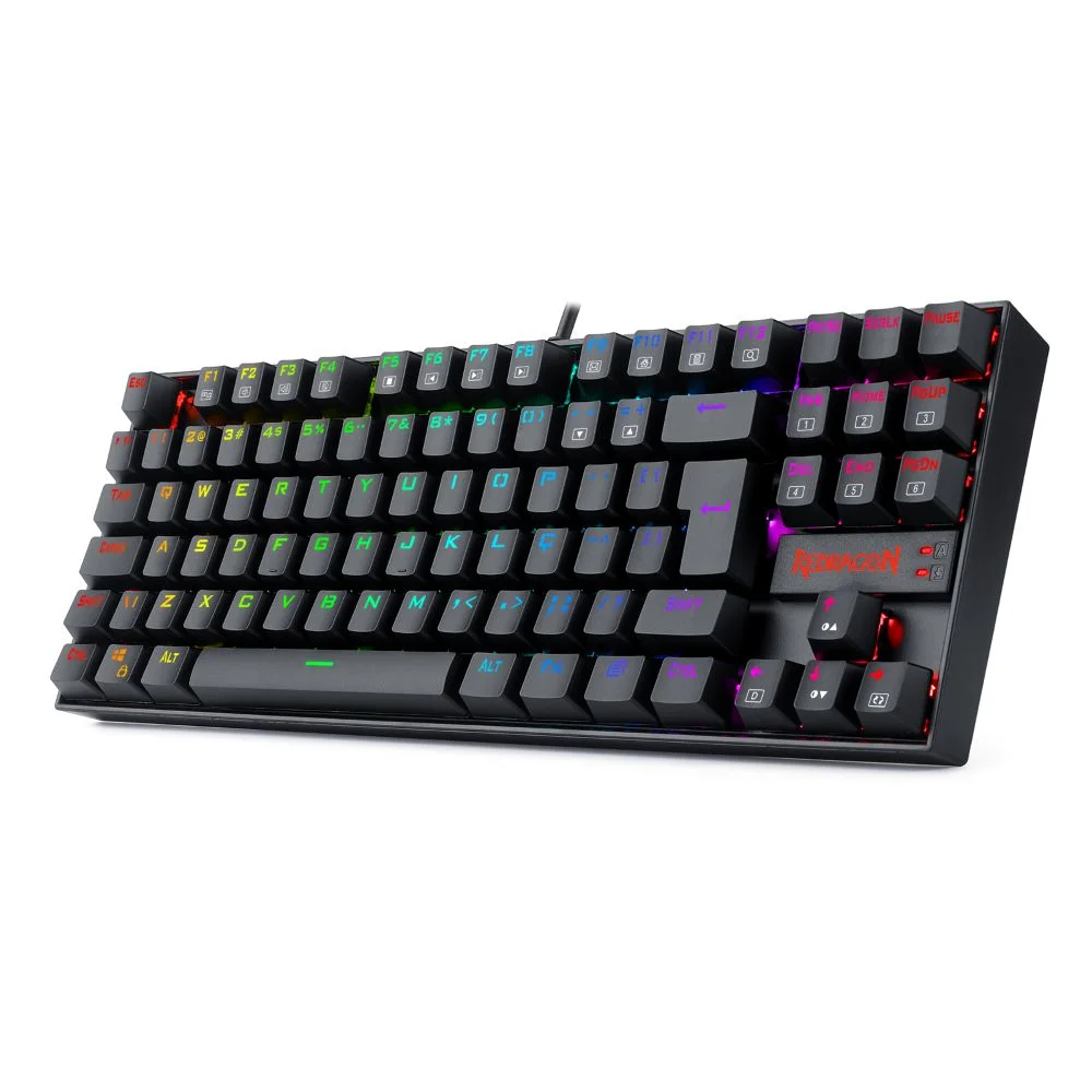 Teclado Magnético Gamer Redragon Kumara Pro V2 RGB Switch Brown USB Preto K552RGB-pro V2 - Imagem 2