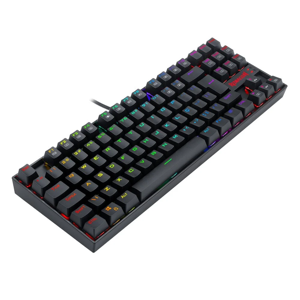 Teclado Magnético Gamer Redragon Kumara Pro V2 RGB Switch Brown USB Preto K552RGB-pro V2 - Imagem 4