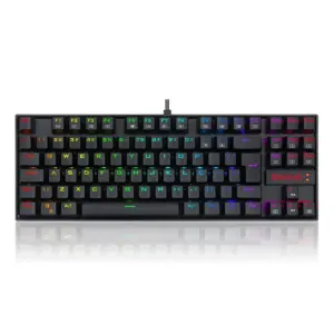 Teclado Magnético Gamer Redragon Kumara Pro V2 RGB Switch Brown USB Preto K552RGB-pro V2