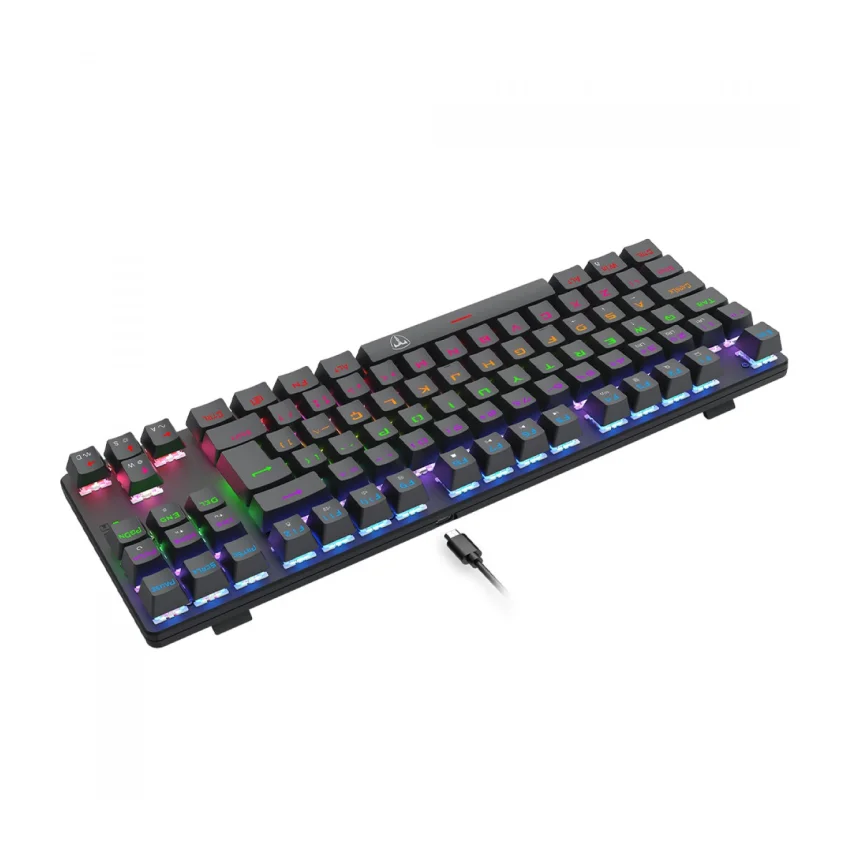 Teclado Mecânico Gamer T-Dagger Bora Rainbow Switch Brown USB T-TGK313-BR - Imagem 4