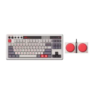 Teclado Mecânico 8BitDo N Edition Bluetooth 2.4G USB-C 85HA02