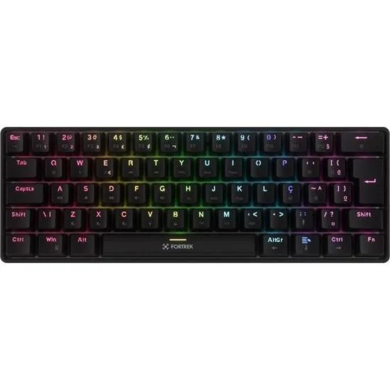 Teclado Mecânico Fortrek Gravity Air Compact Wireless Preto F002 - Imagem 1