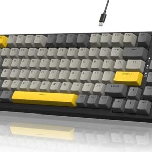 Teclado Mecânico Gamer Ajazz AK820 Moon Switch Layout US USB-C Roxo AK820