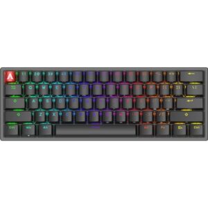 Teclado Mecânico Gamer AOC AGK600 RGB Cherry MX Switch Red Layout 60% US AGK600BR/FG