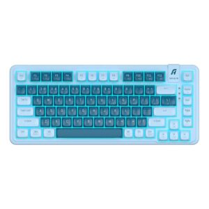 Teclado Mecânico Gamer Aplus Cetus 75 TKL 75% Gasket Switch Red Jerrzi Hot Swap Iluminação Azul