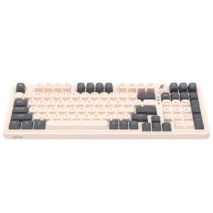 Teclado Mecânico Gamer Aplus Cetus 98 Switch Red Jerrzi Iluminação Branca Gasket Hot Swap Anti-Ghosting AK300