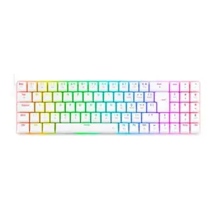Teclado Mecânico Gamer Redragon Ashe RGB Switch Azul Branco