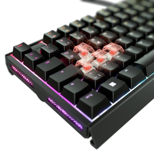 Teclado Mecânico Gamer Cherry Board 3.0S Switch Cherry MX Red Branco - Imagem 1