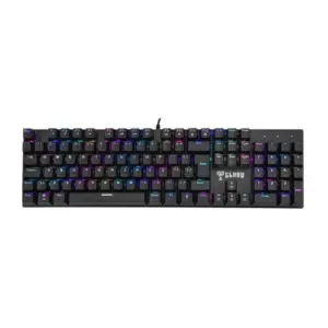 Teclado Mecânico Gamer Clanm King RGB Switch Vermelho Preto CL-TK87