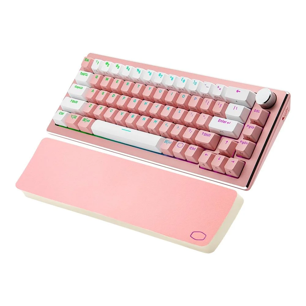 Teclado Mecânico Gamer Cooler Master CK721 Sakura Edition RGB Bluetooth Switch Red Layout 65% Rosa CK-721-SKTR2-US - Imagem 2