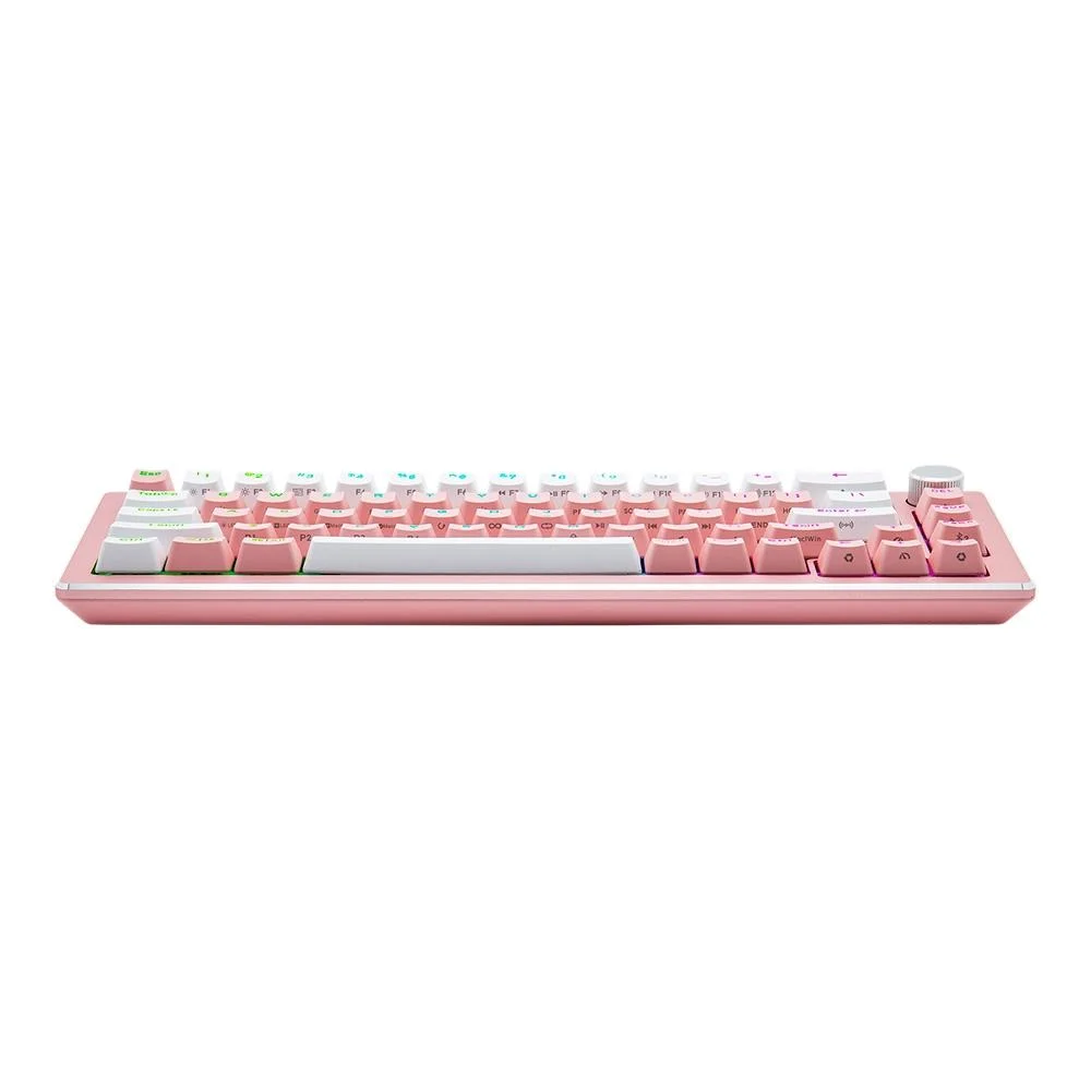 Teclado Mecânico Gamer Cooler Master CK721 Sakura Edition RGB Bluetooth Switch Red Layout 65% Rosa CK-721-SKTR2-US - Imagem 4