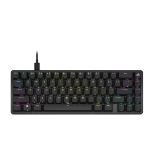 Teclado Mecânico Gamer Corsair K65 PRO Mini RGB Switch Corsair OPX Anti-Ghosting Preto CH-91A401A-NA