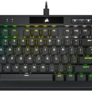 Teclado Mecânico Gamer Corsair K70 Champion Series RGB TKL Switch Corsair OPX PBT Keycaps US Preto CH-911901A-NA