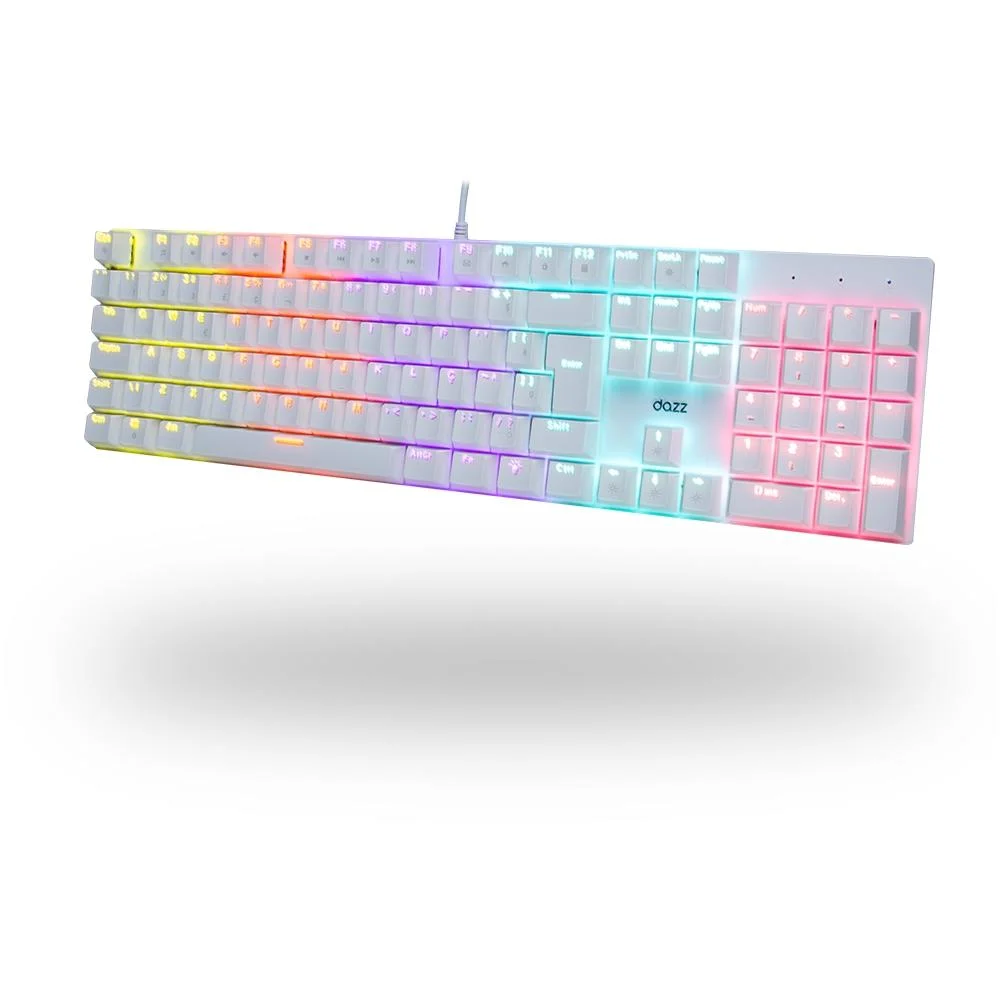 Teclado Mecânico Gamer Dazz Orion Essential RGB Switch YH Blue ABNT2 Branco 62000131 - Imagem 2