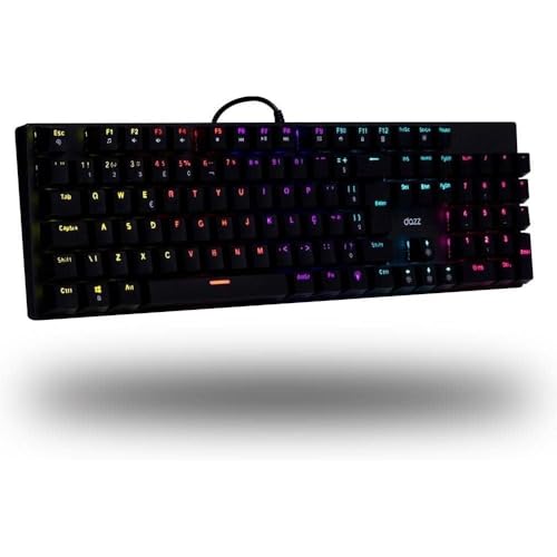 Teclado Mecânico Gamer Dazz Orion Essential RGB Switch YH Blue ABNT2 Preto 62000130 - Imagem 1