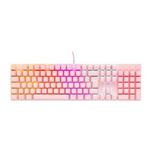 Teclado Mecânico Gamer Dazz Orion Essential RGB Switch YH Blue ABNT2 Rosa 62000132