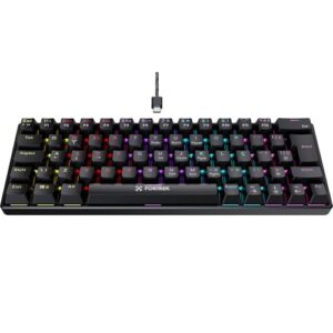 Teclado Mecânico Gamer Fortrek Gravity 65 Compact Preto