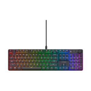 Teclado Mecânico Gamer Trust GXT 866 Torix Full Size RGB Anti-Ghosting Preto 24910