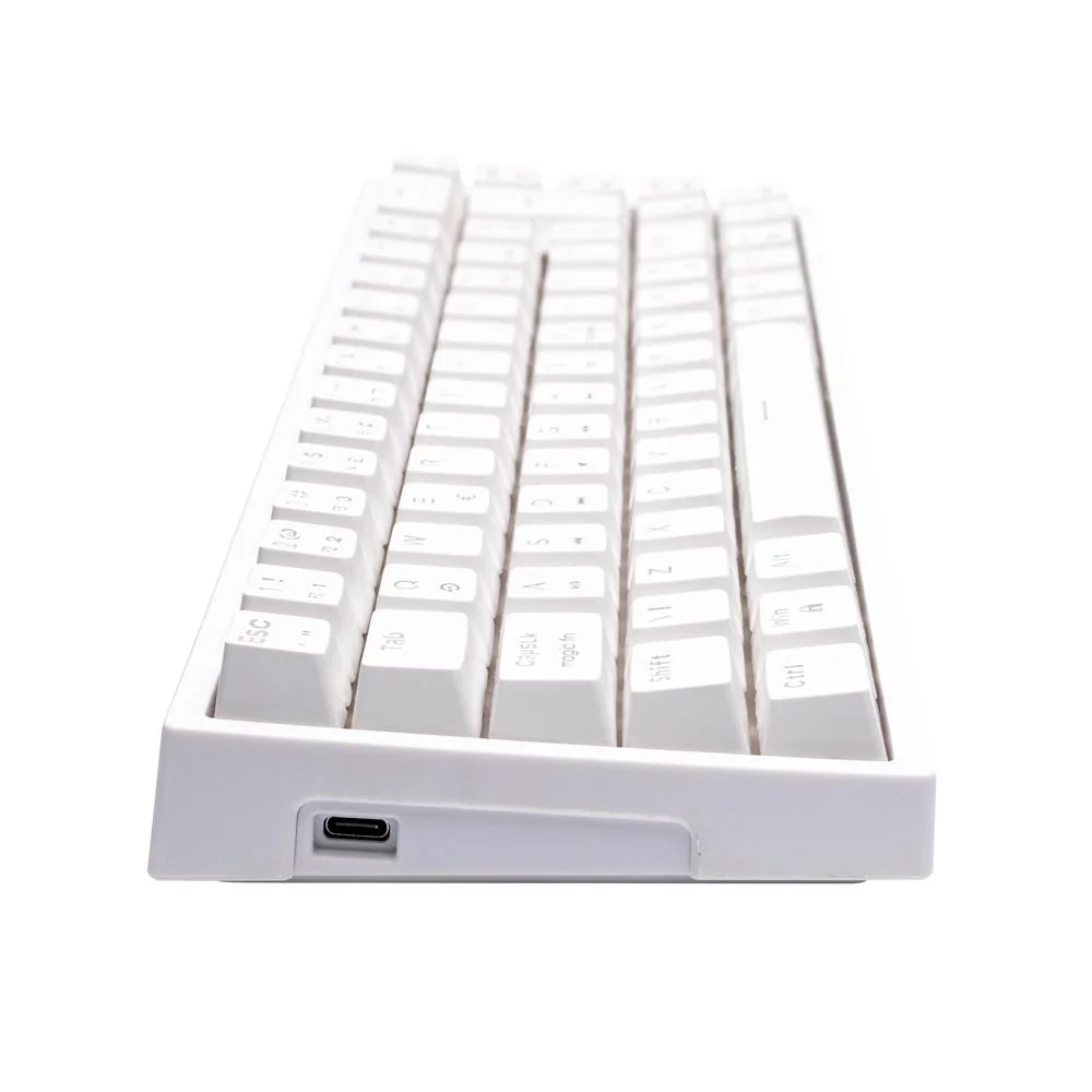 Teclado Mecânico Gamer Husky HailStorm 65% RGB Switch Gateron Brown ABNT2 Branco HTG002BRMA - Imagem 4