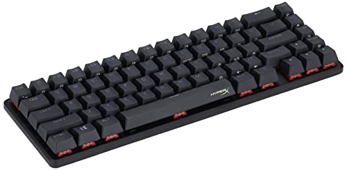 Teclado Mecânico Gamer HyperX Alloy Origins 65 Switch Red Layout 65% US Preto 4P5D6AA#ABA - Imagem 3