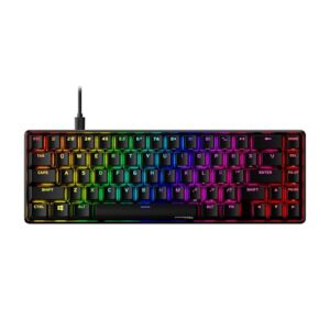 Teclado Mecânico Gamer HyperX Alloy Origins 65 Switch Red Layout 65% US Preto 4P5D6AA#ABA