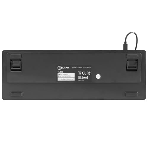 Teclado Mecânico Gamer Kalkan Drakar RGB Switch YH Marrom Layout 65% USB-C ABNT2 Preto KLK00052 - Imagem 3