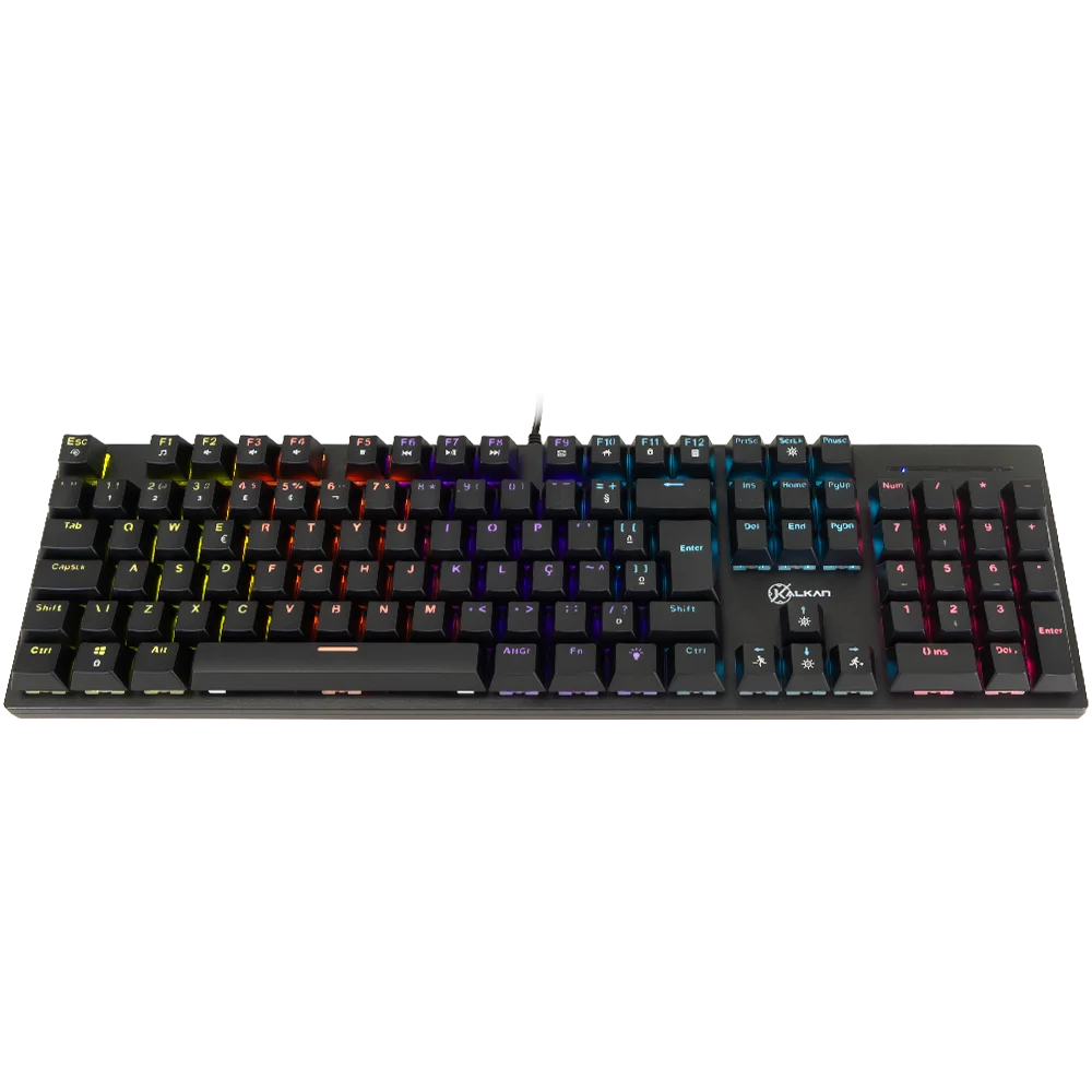 Teclado Mecânico Gamer Kalkan Loki Rainbow Switch Brown Full Size - Imagem 3