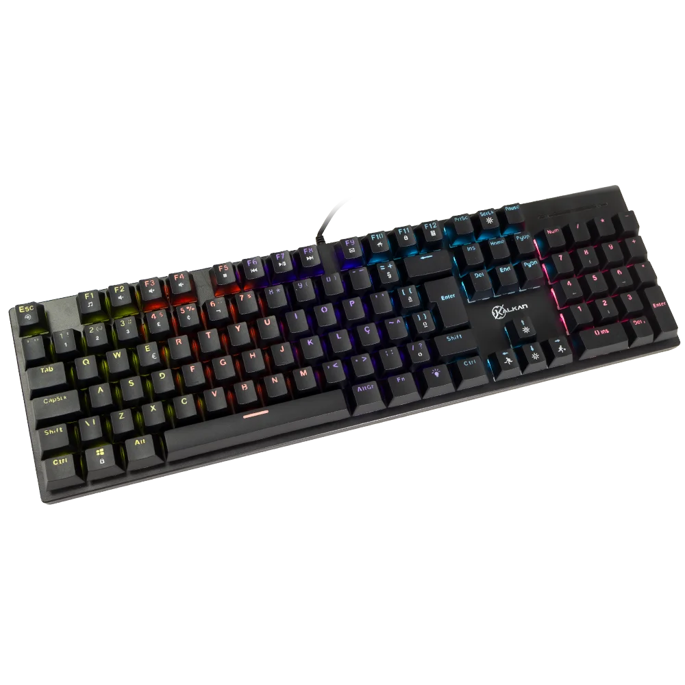 Teclado Mecânico Gamer Kalkan Loki Rainbow Switch Brown Full Size - Imagem 4