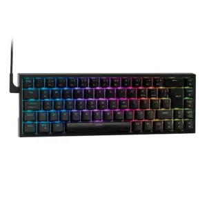 Teclado Mecânico Gamer KBM! GAMING TG700 RGB Switch Gateron Red 65% ABNT2 Preto KGTG700PTVR