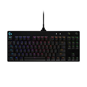 Teclado Mecânico Gamer Logitech G Pro Lightsync RGB Switch GX Blue Preto 920-009388