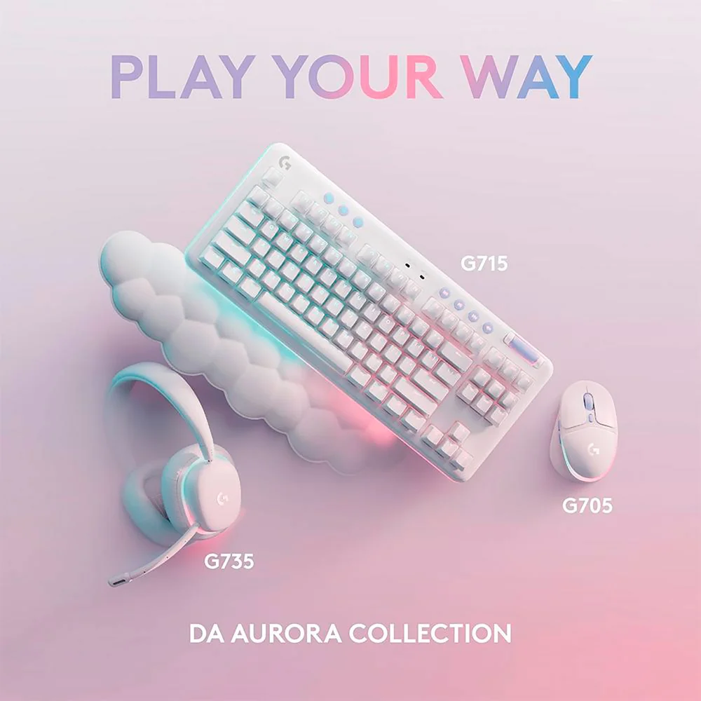 Teclado Mecânico Gamer Logitech G713 RGB Lightsync Switch GX Brown Tactile 920-010701 - Imagem 2