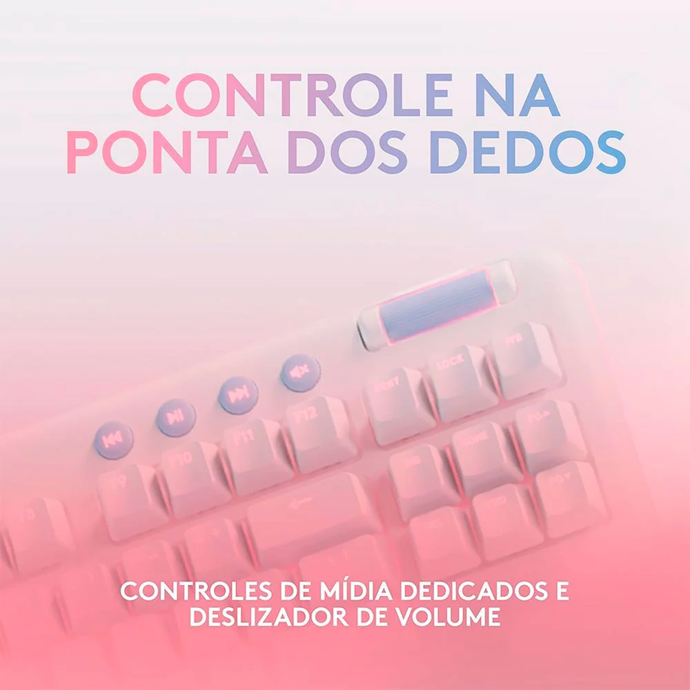 Teclado Mecânico Gamer Logitech G713 RGB Lightsync Switch GX Brown Tactile 920-010701 - Imagem 3