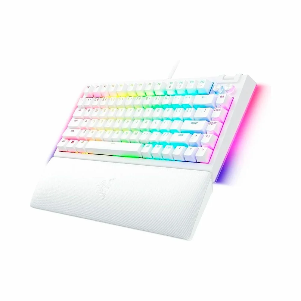 Teclado Mecânico Gamer Razer BlackWidow V4 Chroma RGB Switch Razer 75% Anti-Ghosting US Branco RZ0305001700 - Imagem 2