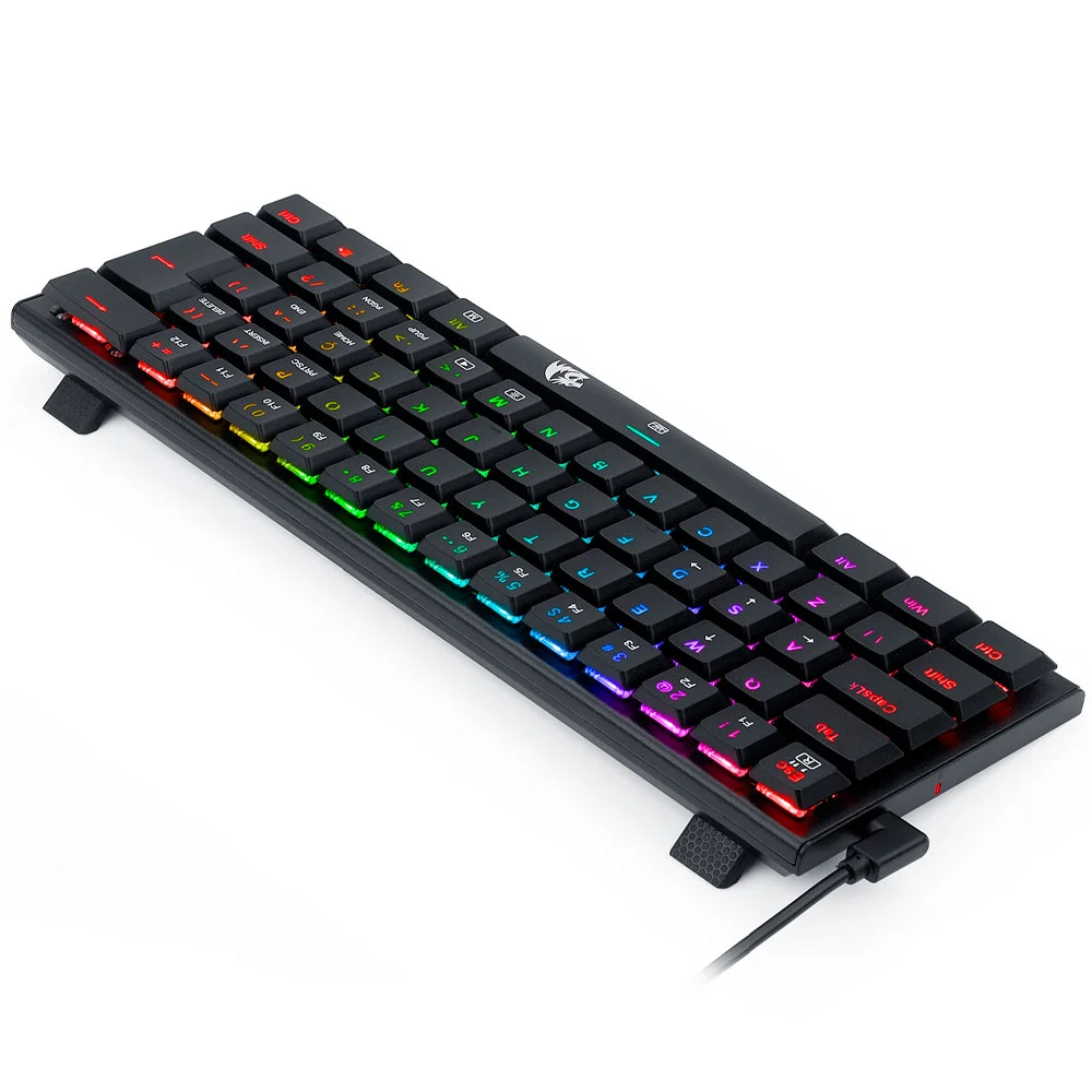 Teclado Mecânico Gamer Redragon Anivia RGB Compacto Switch Outemu Brown ABNT2 USB 2.0 - Imagem 2