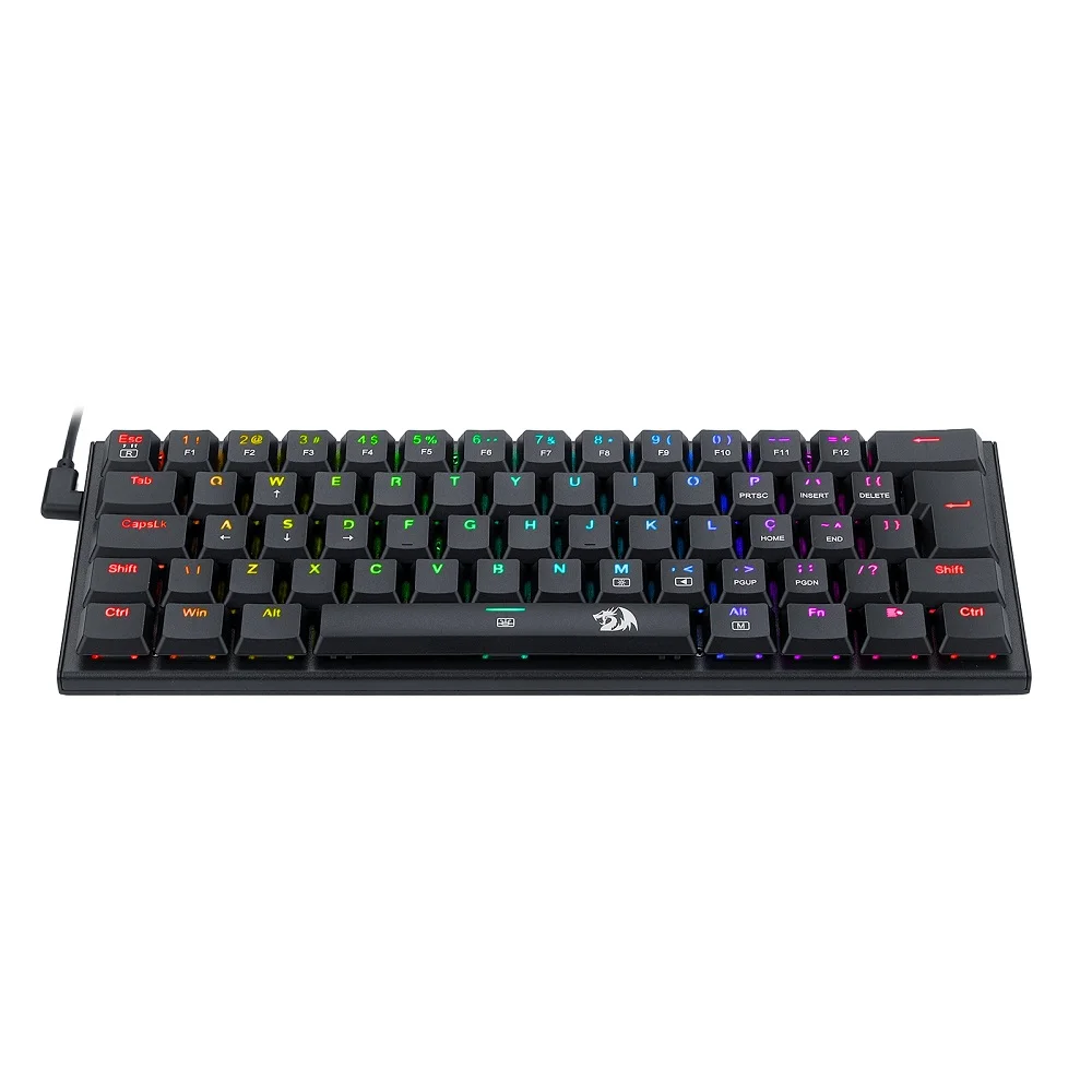 Teclado Mecânico Gamer Redragon Anivia RGB Compacto Switch Outemu Brown ABNT2 USB 2.0 - Imagem 4