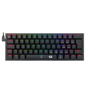 Teclado Mecânico Gamer Redragon Anivia RGB Compacto Switch Outemu Brown ABNT2 USB 2.0