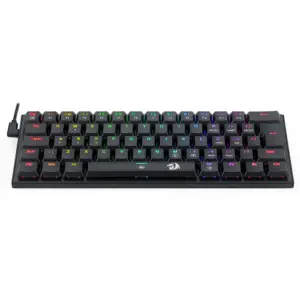 Teclado Mecânico Gamer Redragon Anivia RGB Switch Brown ABNT2 Preto K614-RGB (PT-BROWN)