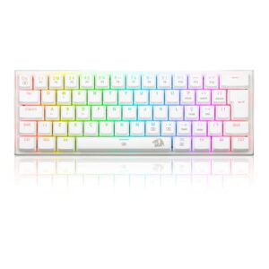 Teclado Mecânico Gamer Redragon Anivia RGB Wired Switch Brown ABNT2 Branco K614W-RGB (PT-BROWN)
