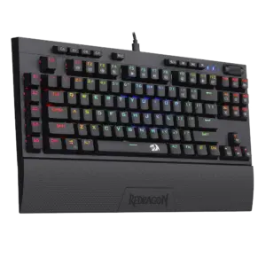 Teclado Mecânico Gamer Redragon Broadsword Pro RGB Switch Redragon Blue ABNT2 K588RGB-PRO