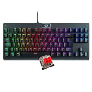 Teclado Mecânico Gamer Redragon Dark Avenger RGB Switch Blue Com Fio K568-2