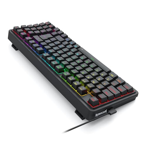 Teclado Mecânico Gamer Redragon Gloria RGB Switch Brown USB K664-RGB (PT-BROWN) - Imagem 3