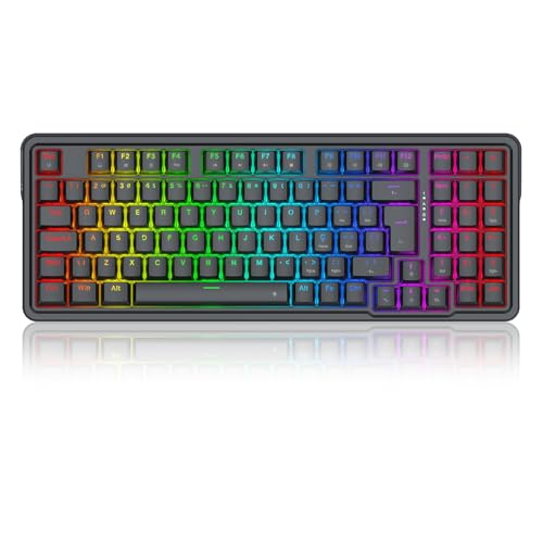 Teclado Mecânico Gamer Redragon Gloria RGB Switch Brown USB K664-RGB (PT-BROWN)
