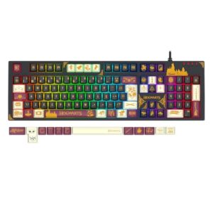 Teclado Mecânico Gamer Redragon Harry Potter Amsa Hogwarts RGB Switch Brown HP-592RGB